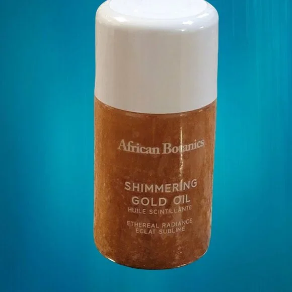 NEW African Botanics Shimmering Gold Oil Body Hair 2FL OZ LAST ONE