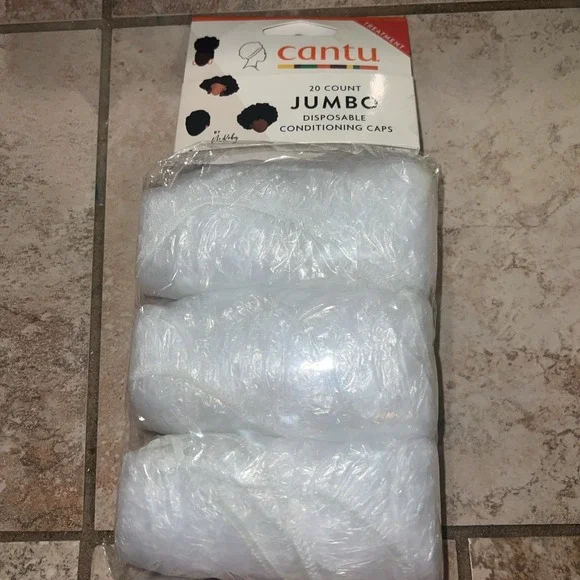 Cantu 20 Count Jumbo‎ disposable Conditioning shower Caps Treatments