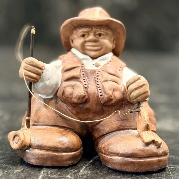 ROGERS’ ROWDIES Fishing Figurine