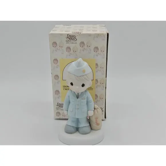 Precious Moments Bless Those Who Serve Their Country Figurine 526584 1991