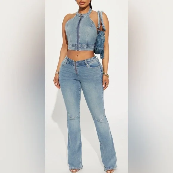 Fashion nova denim set