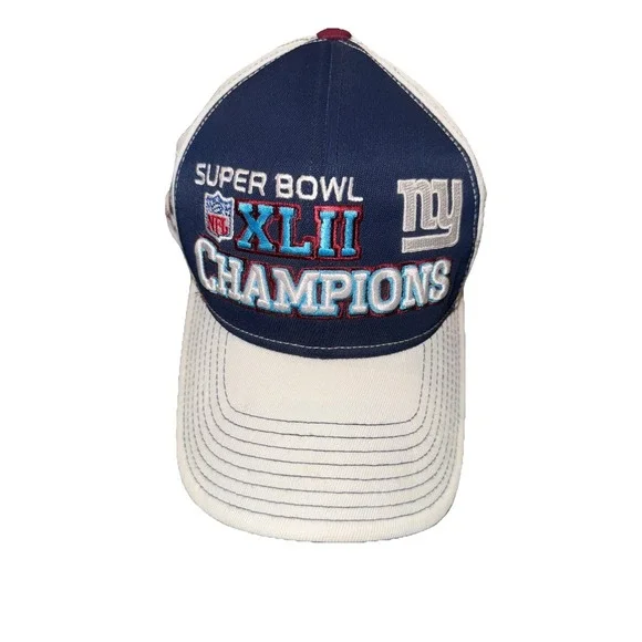 New York Giants Super Bowl XLII Champions Reebok Sideline Edition Hat NOS 2008
