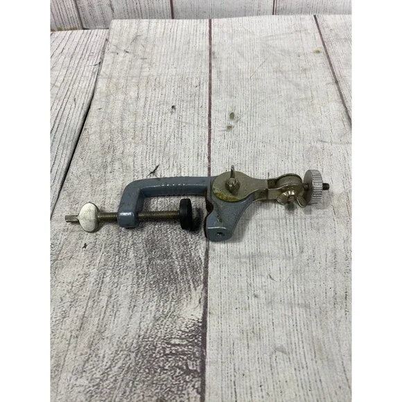 Vintage KODAK Camera Table Top Mount Adjustable Swivel C-Clamp - Extension Vice