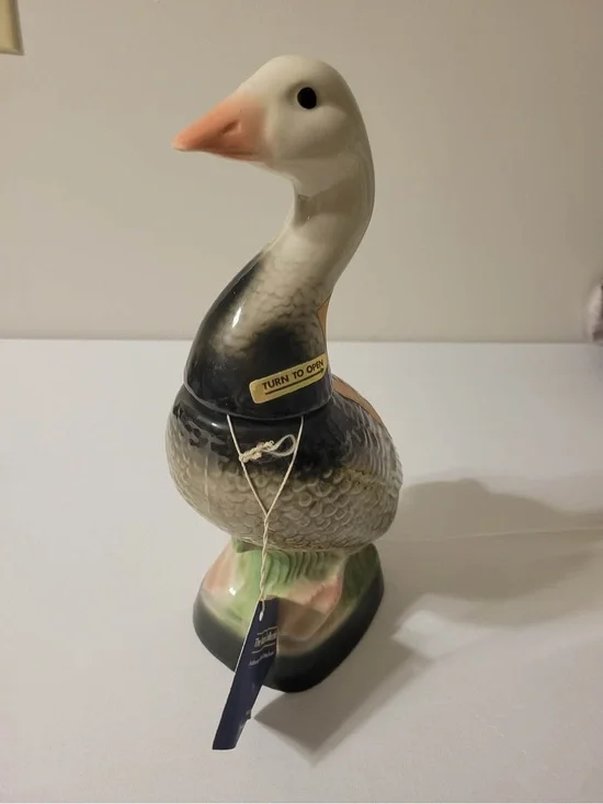 Vintage Jim Beam Goose Whiskey Decanter