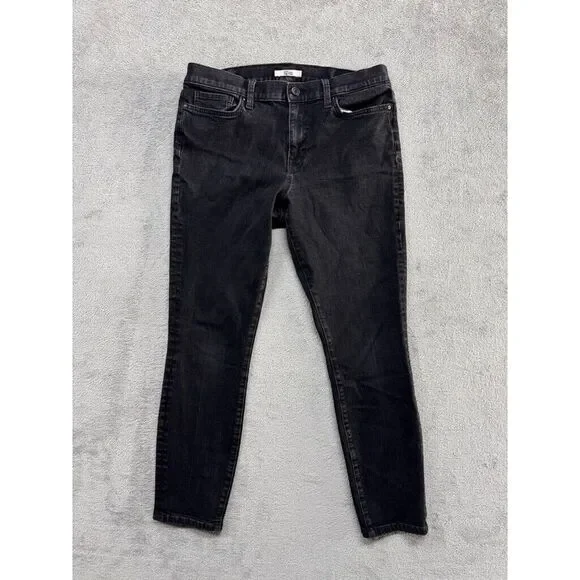 Tommy Hilfiger Denim Skinny Moulante Size 10 Womens Black Measured 31x26‎