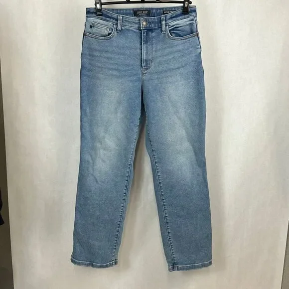Judy Blue Vtg Straight Denim Jeans Sz 7 / 28 Style JB8607MD 30” Inseam 11” Rise
