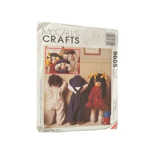 9605 McCalls SEWING Pattern Home Decor Fits 11.5