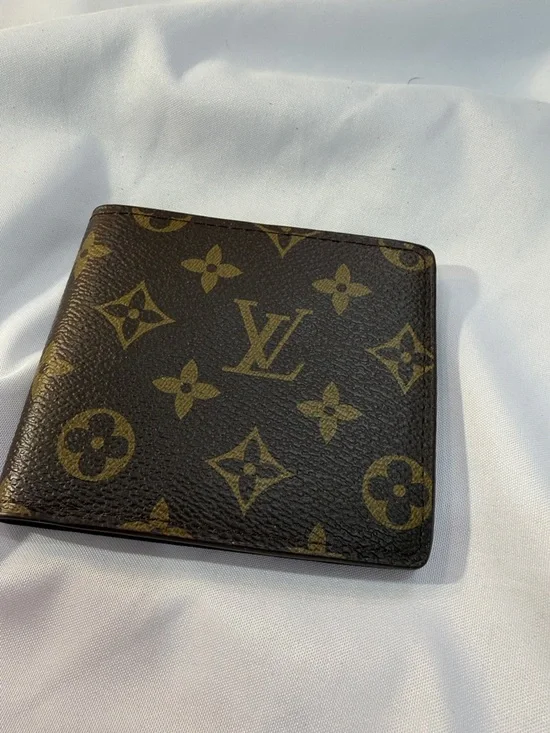 Men’s‎ Monogram Canvas Bifold Wallet - Brown/Gold