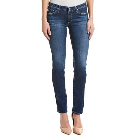 Adriano Goldschmied Stilt Cigarette Leg Jeans 10 Year Rio Dark Wash 26