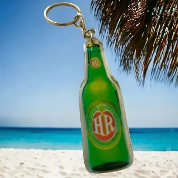 Hijos De Rivera Key Ring Spanish‎ Beer Keychain Bottle Promo Fob Holder Brewery