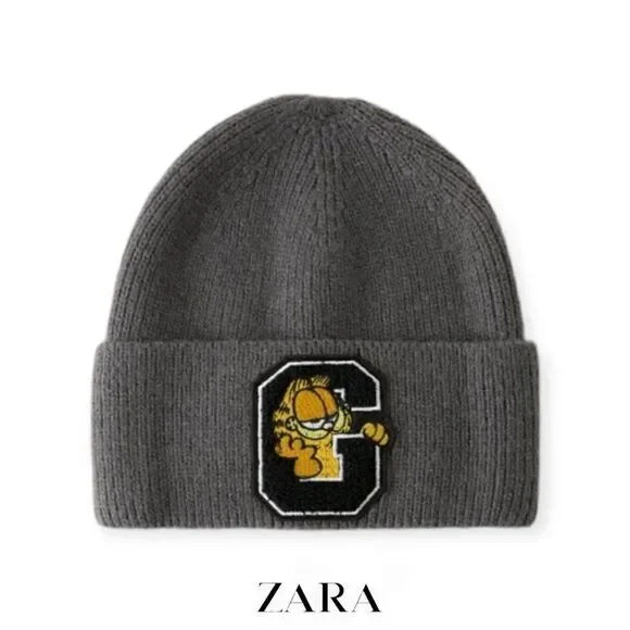 ZARA Kids | Gray | GARFIELD © PAWS INC KNIT HAT