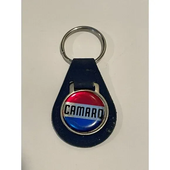 Vintage‎ Chevrolet CAMARO motor car Keyring key Chain fob badge