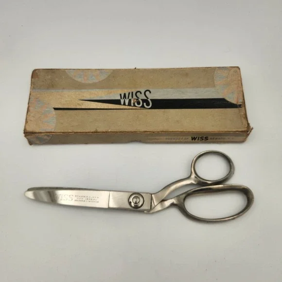 Vintage‎ Wiss Model C Pinking Shears Made in USA with Original Box and Manual