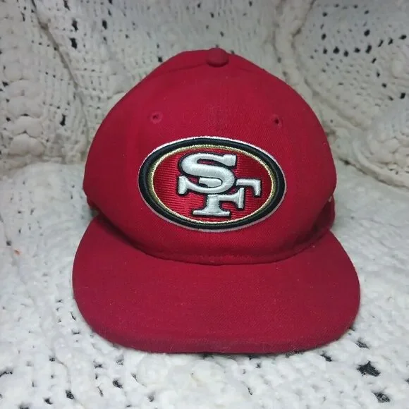 New Era 59fifty San Francisco 49ers‎ Hat Cap Youth Fitted Size 6 1/2 NFL 2014