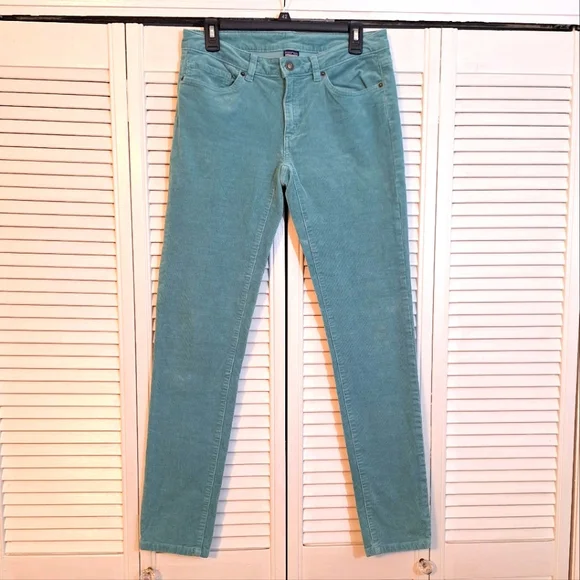 Patagonia Light Teal Organic Corduroy Jeans Sz 29 *C3