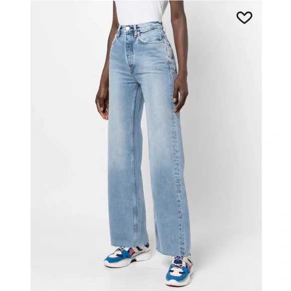 REDONE 70s Ultra High Rise Wide Leg Jeans 60s Fade 28 RE/DONE