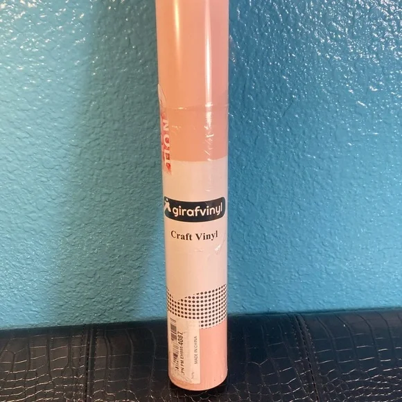 5 for $10: NEW Girafvinyl Pink‎ Craft Vinyl Roll Heat Transfer 12” x 5 ft