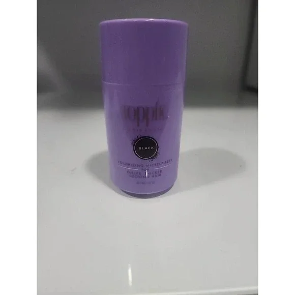 Toppik BLACK Hair Filler Volumizing Micro-Fibers 0.42 oz - NEW
