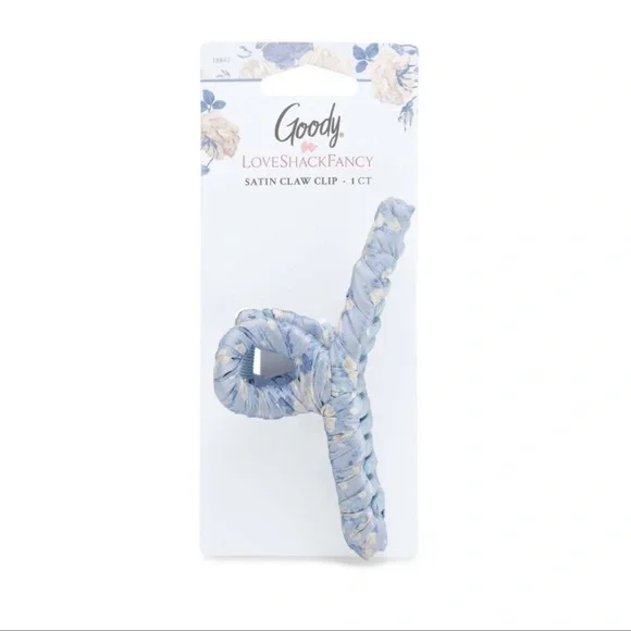 LoveShackFancy X Goody 🎀 Everblooming Rosettes Fabric Wrap Claw Clip NWT