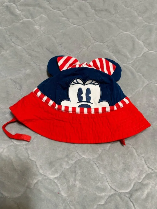 Disney Baby UPF 50+ Sunhat 0 - 6 M Minnie Mouse Summer red blue  swim