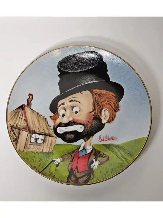Red Skelton Freddie’s Shack Signed Limited Edition Porcelain Plate #6055