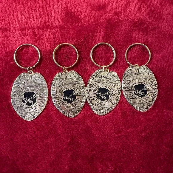 National Law Enforcement Officers Memorial Fund Supporter Keychain Lot 2022-2024