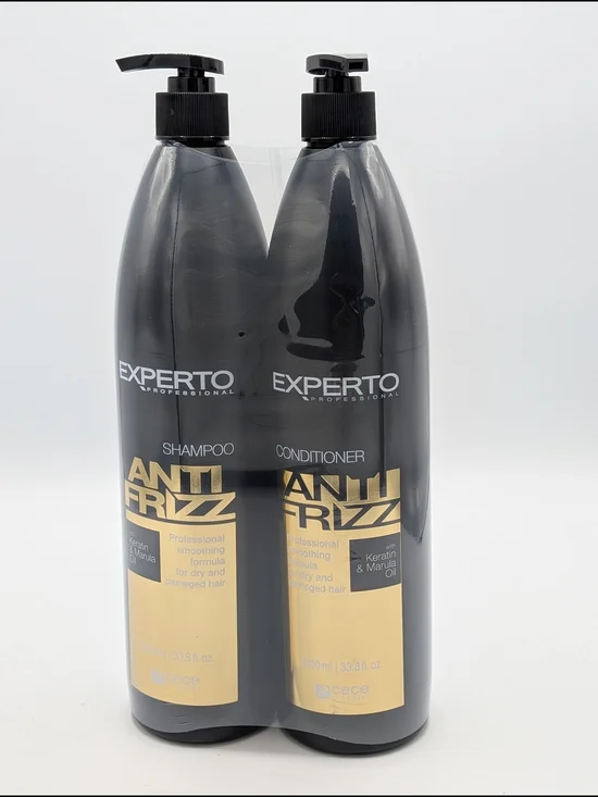 Experto Anti Frizz Shampoo & Conditioner Duo Keratin And Marula Oil