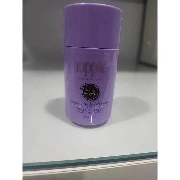 Toppik DARK BROWN Hair Filler Volumizing Micro-Fibers 0.42 oz - NEW