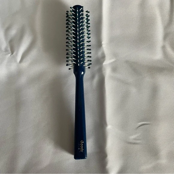 Vintage GOODY Brush Blue Small Round Styler Classic Collection Comfort Tip