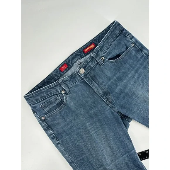 Express Womens MIA Ultra Skinny Jeans‎ Blue Wash Size 10S