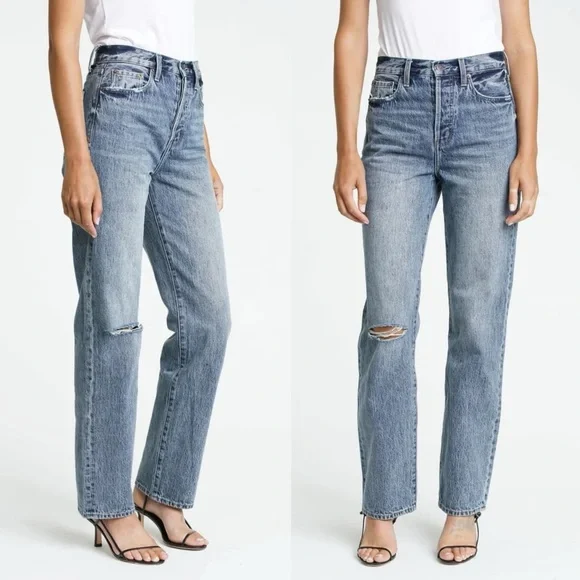 Pistola Cassie High Rise Straight Jeans