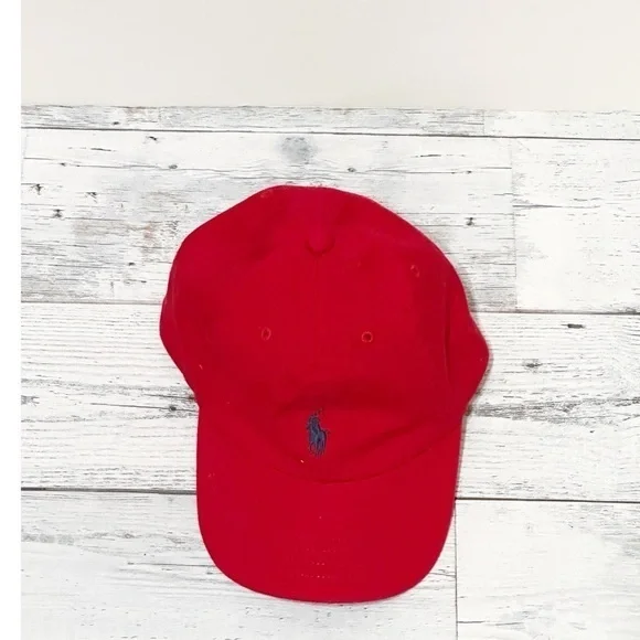 Ralph Lauren Polo Red Infant Baseball Hat