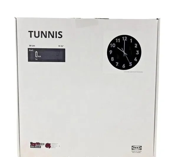 IKEA TUNNIS Wall Clock 11 3/4