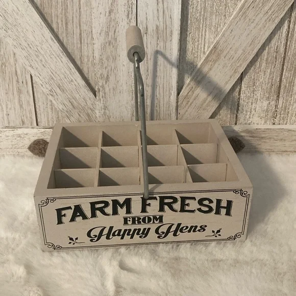 Farm Fresh Wooden Crate
