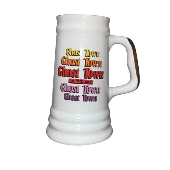Vintage Defunct Theme Park Ghost Town In The Sky Maggie Valley NC XL Stein