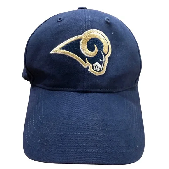 '47‎ Brand LA Rams Youth Adjustable Hat Navy Blue NFL Embroidered Cap Football