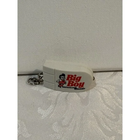vintage advertising premium keychain featuring the Big Boy LED flashlight