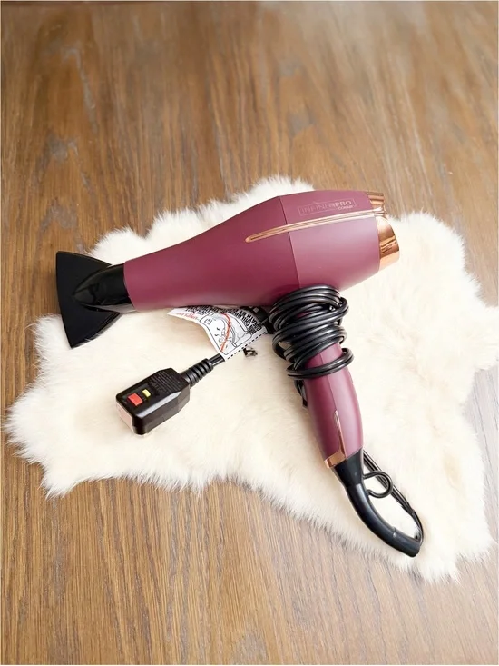 InfinitiPRO by Conair Hair Dryer – Burgundy & Rose Gold