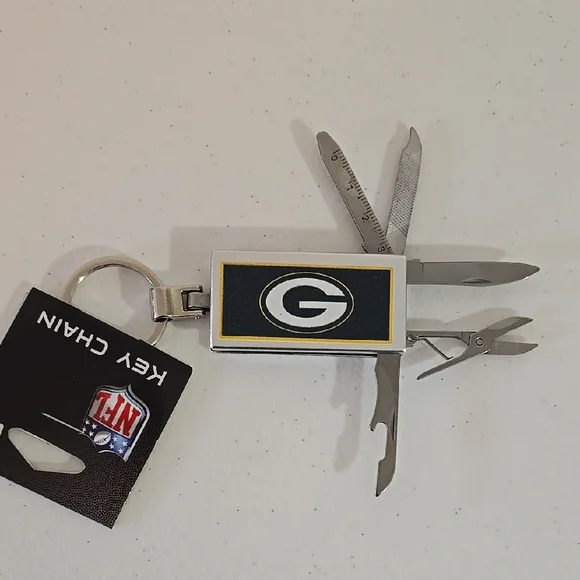 NFL Green Bay Packers Logo Multi Tool  Keychain