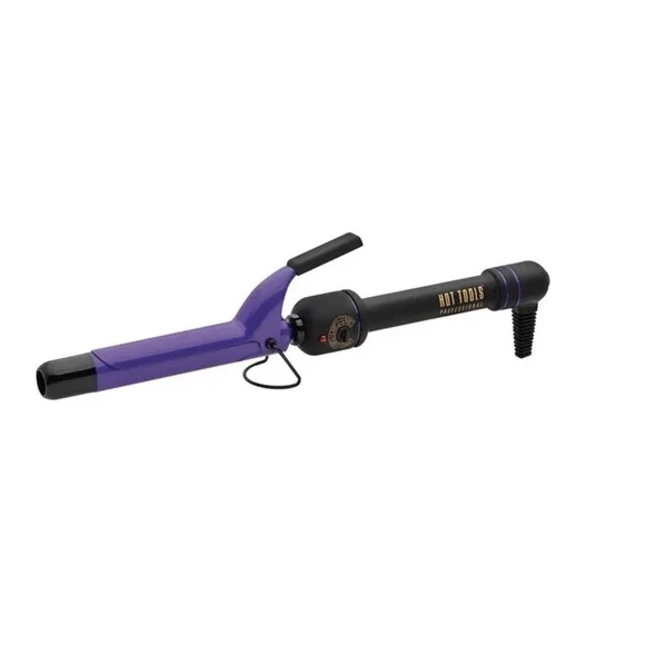 Hot Tools Professional Curling Iron Purple Excellent Ceramic 1.25 In