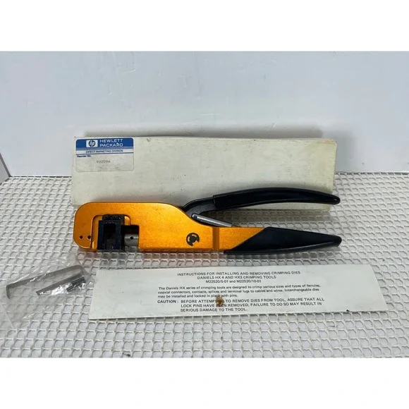 Hewlett Packard 92228A Daniels‎ HX4 HY3 Crimping Tool Die Set
