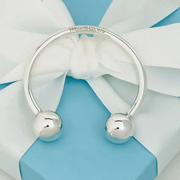 Tiffany & Co Extra Large Horseshoe Key Ring Chain Keyring Keychain