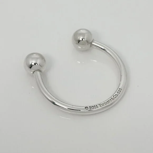 Tiffany & Co Extra Large Horseshoe Key Ring Chain Keyring Keychain