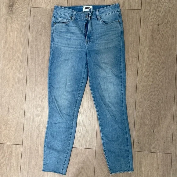 PAIGE Women's Light Blue Jeans Size 26