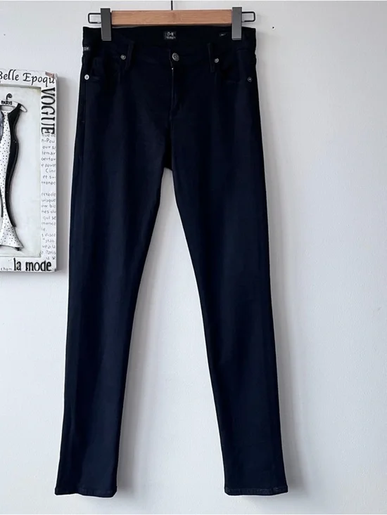 Y2K Citizens Of Humanity Avedon Slick  Women's Skinny Leg Jegging Black Size 29