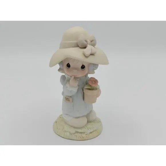 Precious Moments 1987 Happy Birthday Poppy Figurine Enesco 106836 Vintage Gift