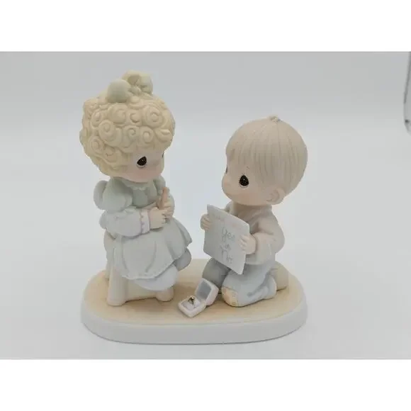 Precious Moments 1988 Wishing You A Perfect Choice Figurine Enesco 520845