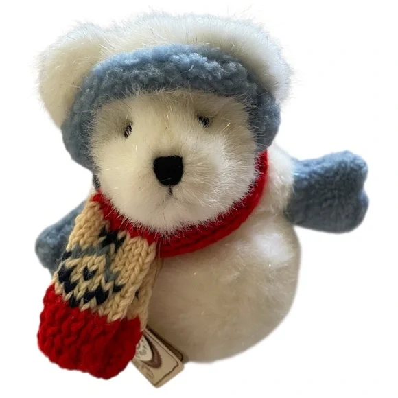Vintage Boyd’s Bears Frostley Farklefrost snowman plush stuffed animal NWT