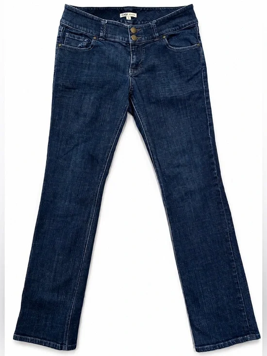 CAbi Lou Lou Dark Wash Straight Leg Jeans Size 10
