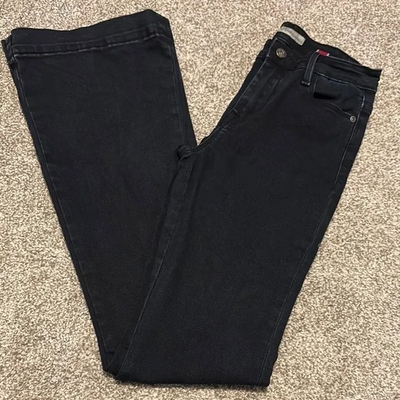 Stetson Dark Blue High Rise Flare Jeans